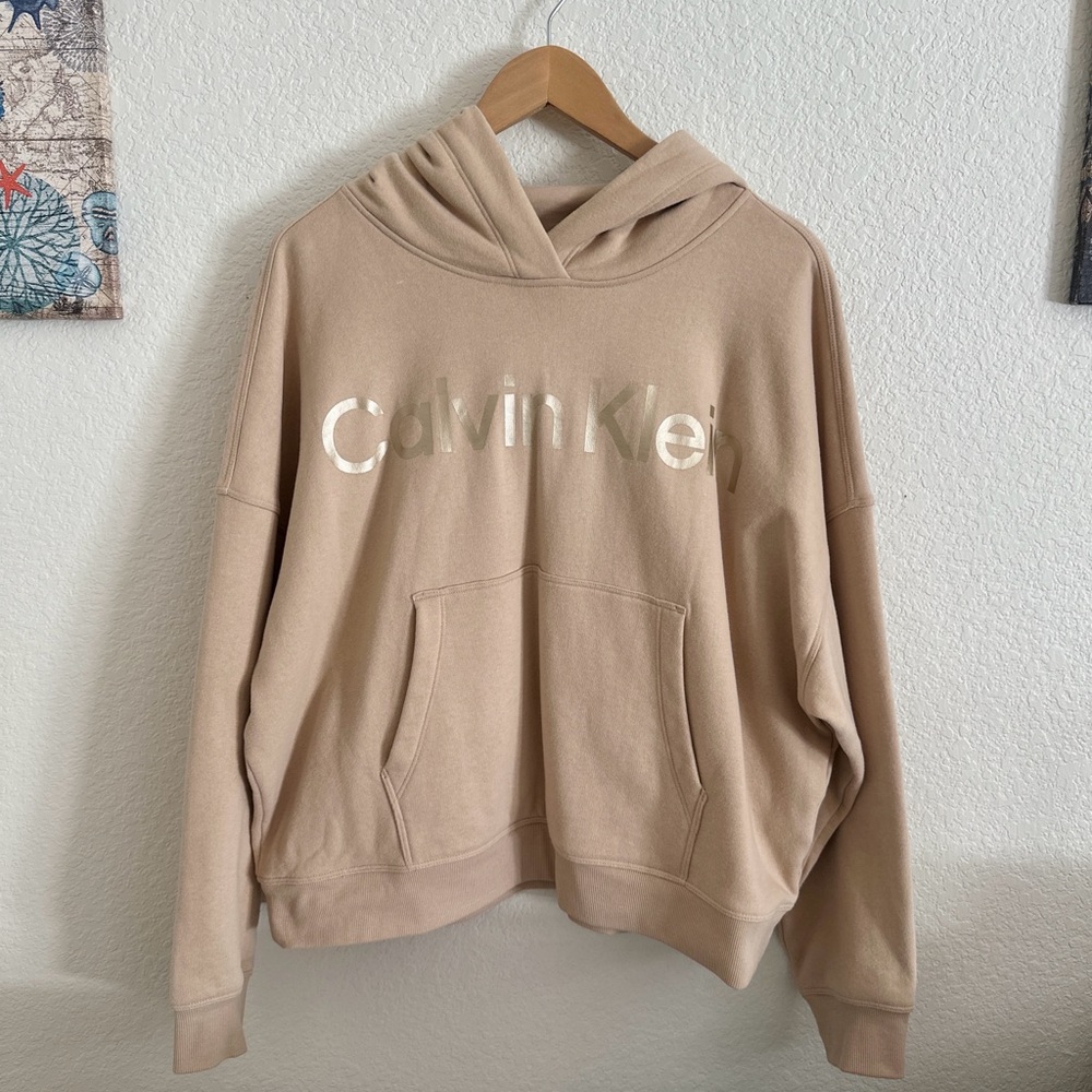 Calvin Klein Women's Performance Logo Fleece Hoodie